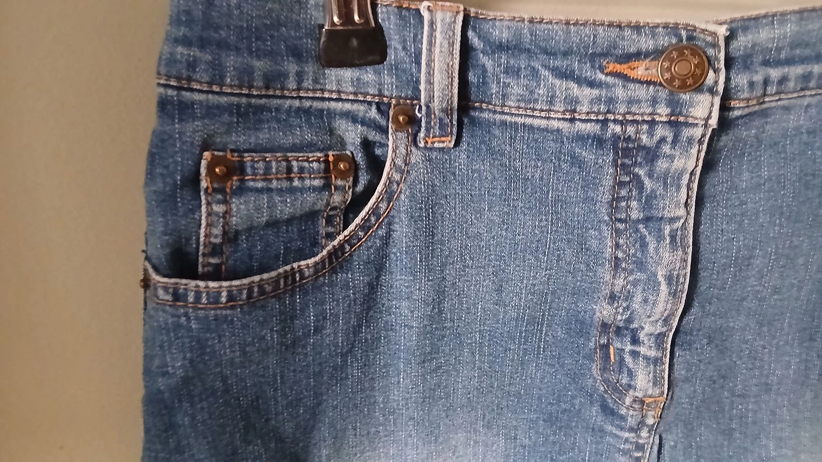 Falda vaquera azul talla 40/42 (M/L) - Ligeramente elástica – photo 4